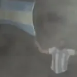 Alexis Mac Allister jogando hoje pela Argentina na Copa