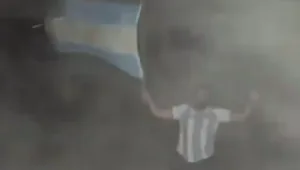 Alexis Mac Allister jogando hoje pela Argentina na Copa