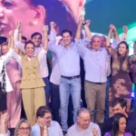 Gracinha Caiado em evento político com prefeitos para o Senado