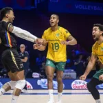 Brasil na VNL enfrentando os Estados Unidos na Liga das Nações