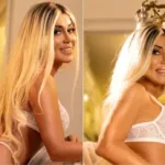 Mulher Abacaxi antes e depois da transição de gênero