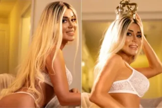Mulher Abacaxi antes e depois da transição de gênero