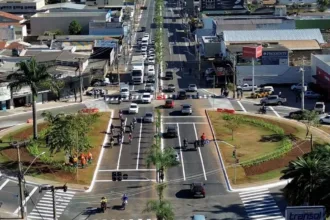 Obras na Praça Ciro Lisita em Goiânia melhoram mobilidade
