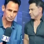 Repórter Mudinho entrevista Zezé di Camargo em show