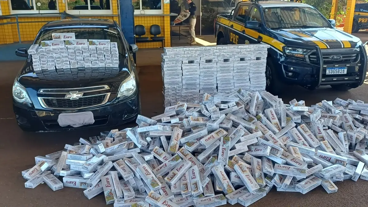 Homem é preso com 17 mil cigarros contrabandeados em Mineiros