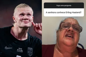 Erling Haaland reage a vídeo viral no Instagram