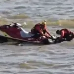 Colisão entre embarcações no Rio Araguaia em Aruanã