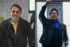Moraes nega visita de Milei a Bolsonaro