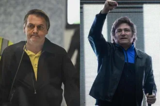 Moraes nega visita de Milei a Bolsonaro