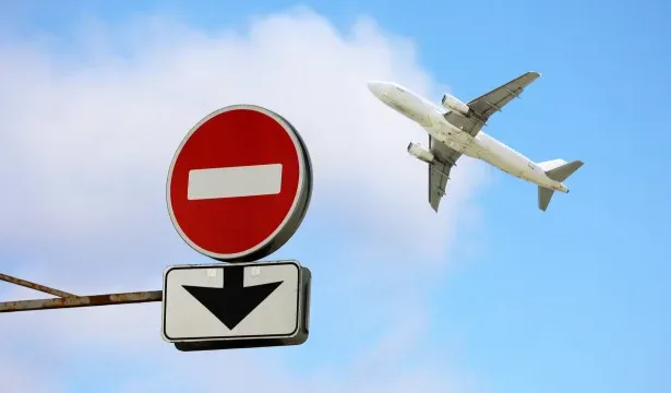 Sistema de prevenção de colisões em ação entre aviões