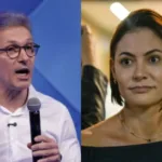 Michelle Bolsonaro considerada como vice por Zema