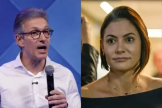 Michelle Bolsonaro considerada como vice por Zema