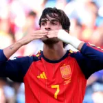 Gol da Espanha contra a Argentina na final