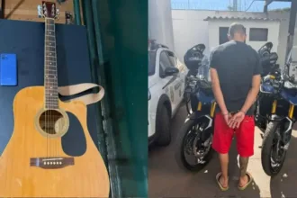Homem preso por vender violão furtado no Facebook em Rio Verde