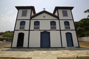 Gravação de DVD em frente à igreja de Pirenópolis