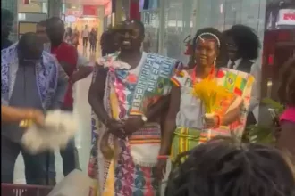 Casamento cultural africano com tradições da Guiné-Bissau