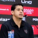 Jogadores do Atlético em preparação para o duelo contra o Cuiabá