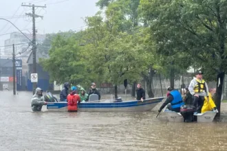 Defesa Civil alerta de inundação no Rio Grande do Sul