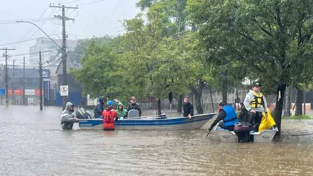 Defesa Civil alerta de inundação no Rio Grande do Sul