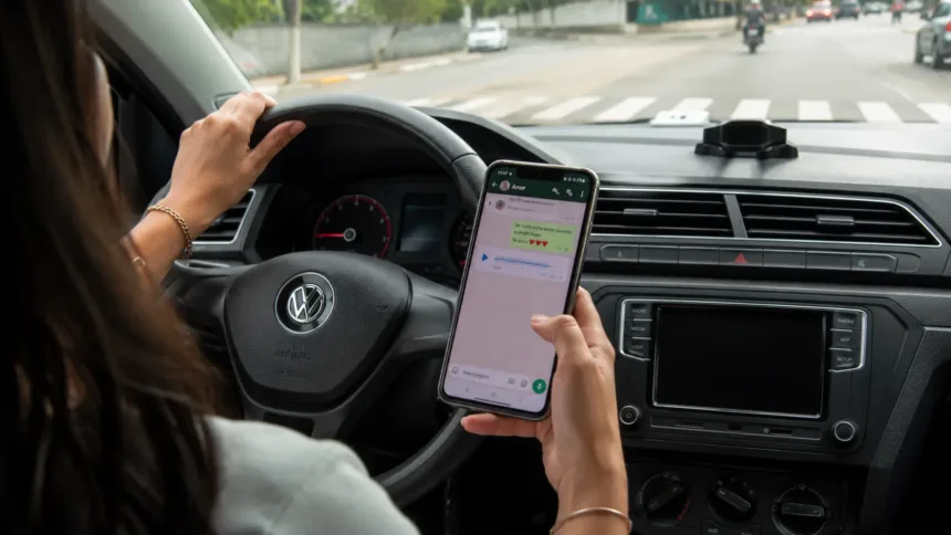 WhatsApp no carro facilita ouvir e responder áudios