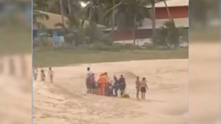 Afogamento em Itacimirim: Morador de Rio Verde salva filhos