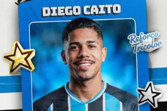 Grêmio anuncia Diego Caito em negociação com o Goiás