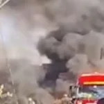 Incêndio em fábrica de esteiras rolantes em Goiânia