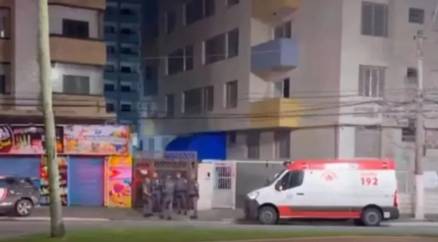 Investigação de queda de prédio em Praia Grande