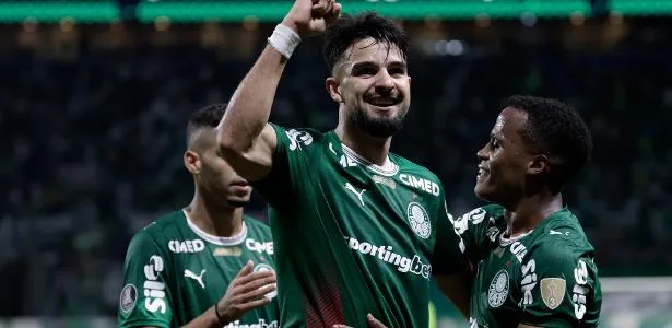 Flaco López comemora gol pelo Palmeiras, alvo do Spartak Moscou