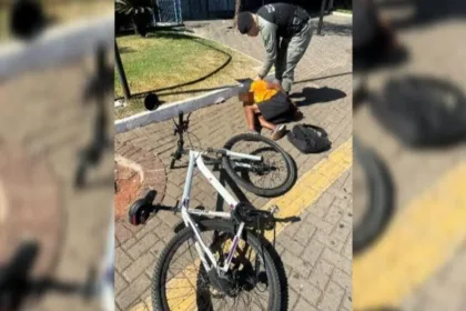 Homem preso por furto de bicicleta em Goiânia