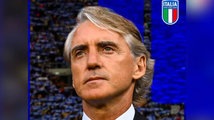 Roberto Mancini novo técnico da Itália com Rafael Tolói