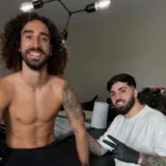 Tatuagem de Cucurella com rosto de Luís de la Fuente