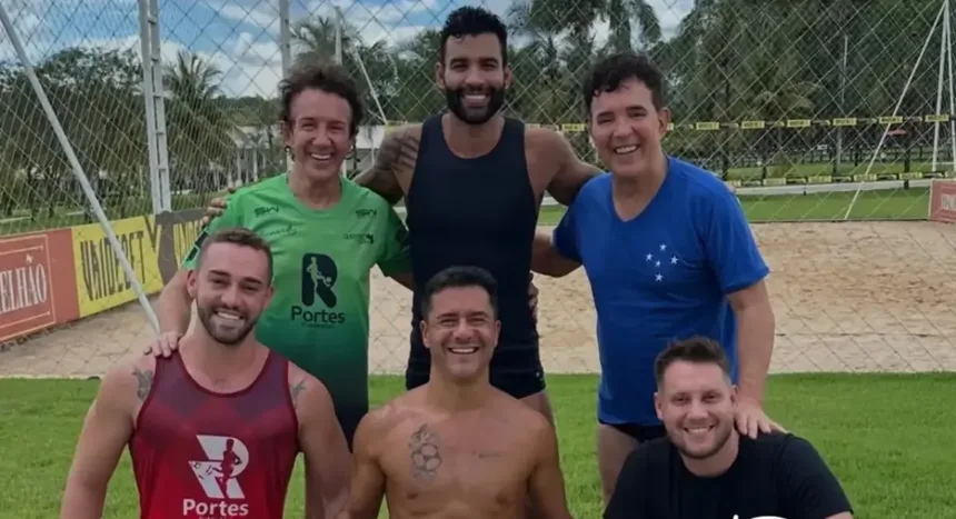 di-paullo-&-paulino-se-reunem-com-gusttavo-lima-para-partida-de-futevolei-e-cantoria;-video