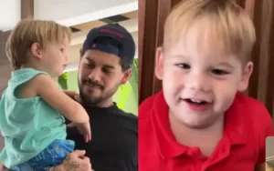 Zé Felipe em polêmica por vídeo do filho