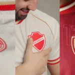 Nova camisa Vila Nova com detalhes em vermelho