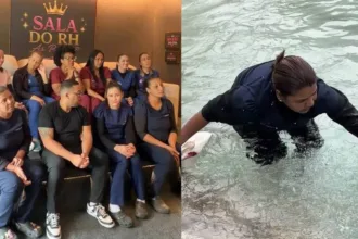 Flávio Bolsonaro na Romaria do Divino Pai Eterno em Trindade