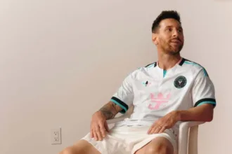 Novo terceiro uniforme do Inter Miami 2026 com Messi