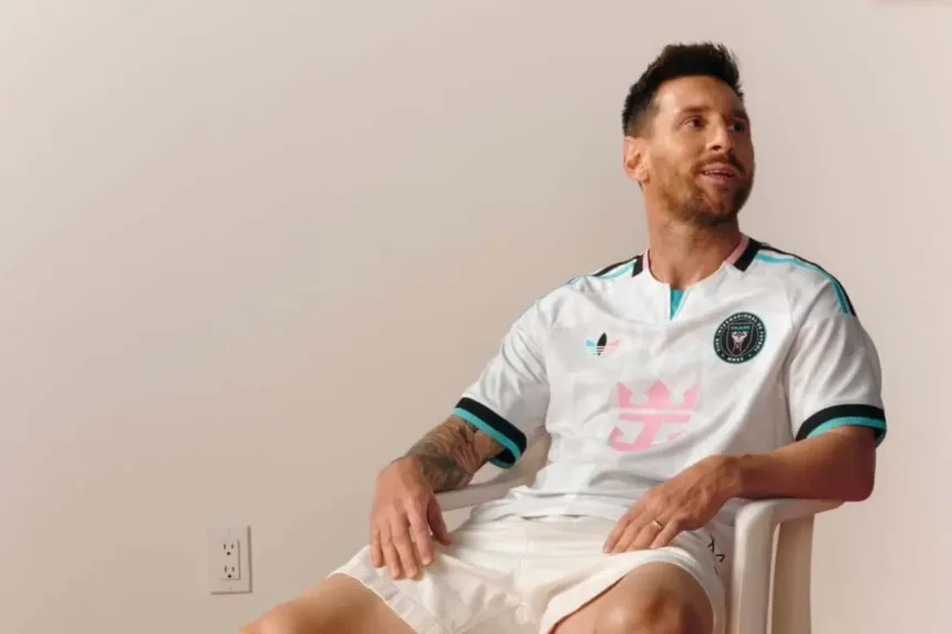 Inter Miami lança terceiro uniforme para 2026; veja fotos 1 Novo terceiro uniforme do Inter Miami 2026 com Messi