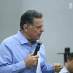 Marconi Perillo em Goiás destacando obras e legado