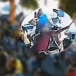 Explosão de rojão durante jogo do Brasil em Jaraguá