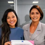 Priscila Costa declara apoio a Flávio Bolsonaro em meio à crise no clã Bolsonaro
