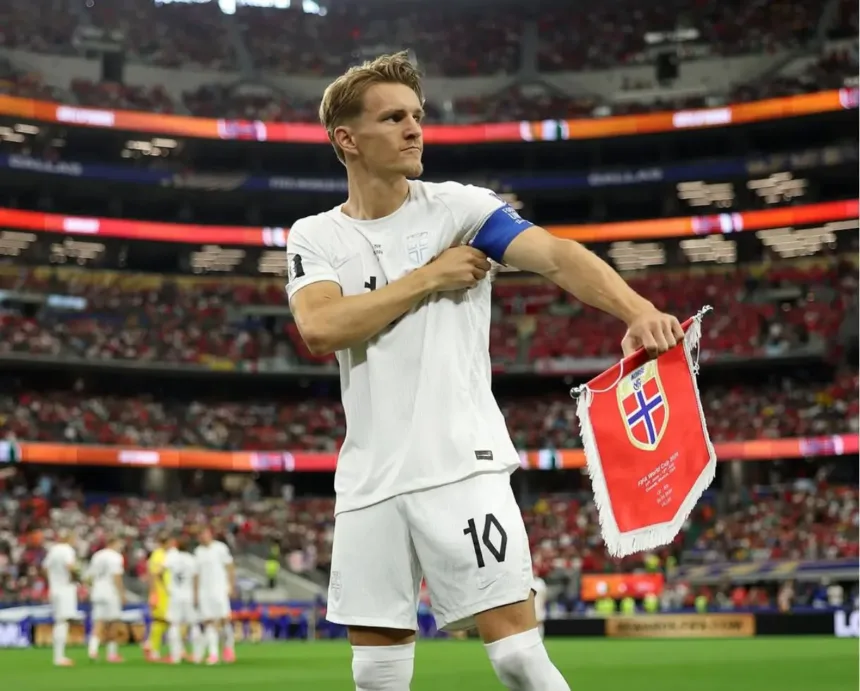 Odegaard confiante na vitória da Noruega contra o Brasil