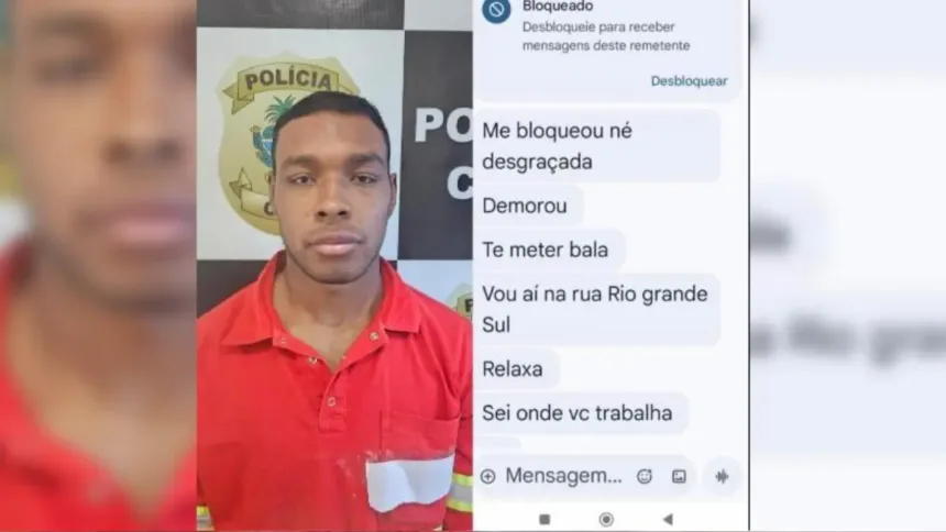 Homem preso por perseguição e ameaças a mulheres em Uruaçu
