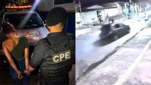 Mulher presa por atropelamento intencional em Aparecida de Goiânia