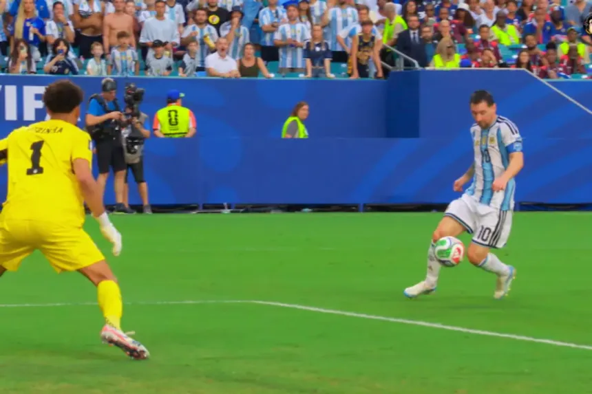 Messi marca gol contra Cabo Verde no Mundial