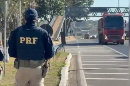 Fiscalização com drones nas rodovias de Goiás pela PRF