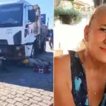 Acidente na GO-070 com caminhão da Prefeitura de Goianira