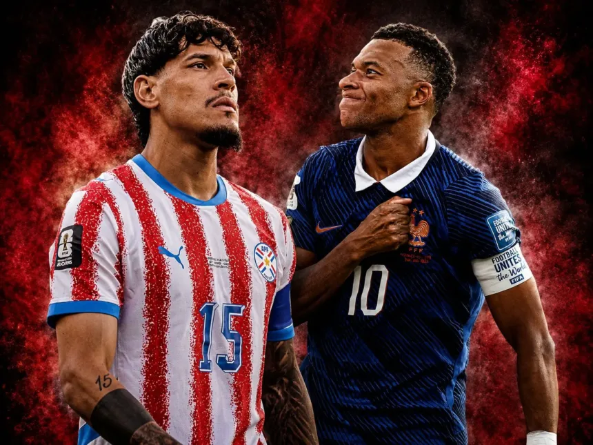 Paraguai x França na Copa do Mundo