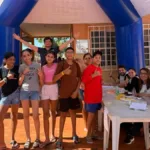 Colônia de Férias Inclusiva em Goiânia com crianças participando de atividades