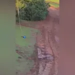 Acidente de rope jump na Ponte do Esqueleto em Limeira
